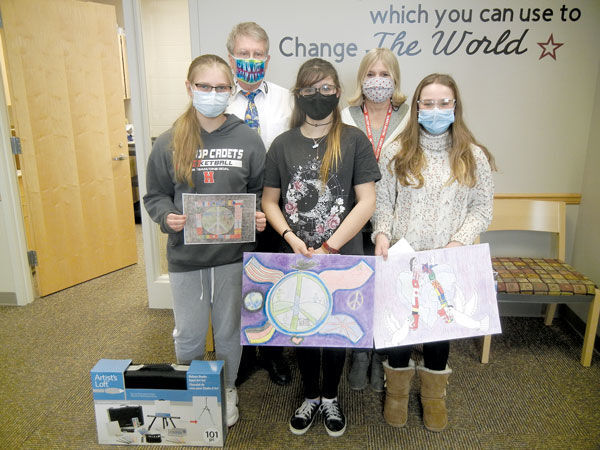 West Unity Lions Club peace poster contest winners